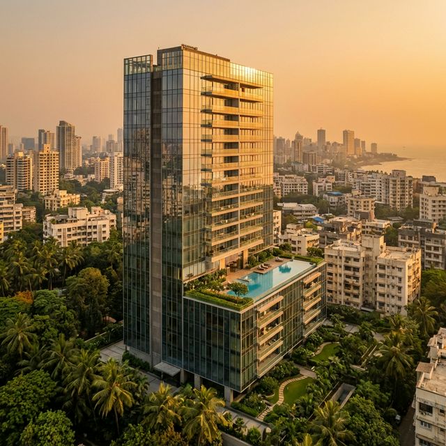 Premium apartment building in Mumbai